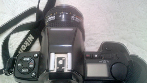 Camera Nikon F801s Lente 35-80mm Bolsa,flash,manual,filtros