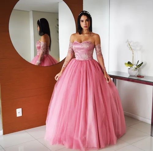 Vestido de debutante 2 cheap em 1 mercado livre