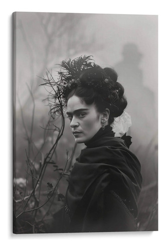 Canvas Lab Cuadro Retrato De Frida Ii 90x135, F Khalo Art
