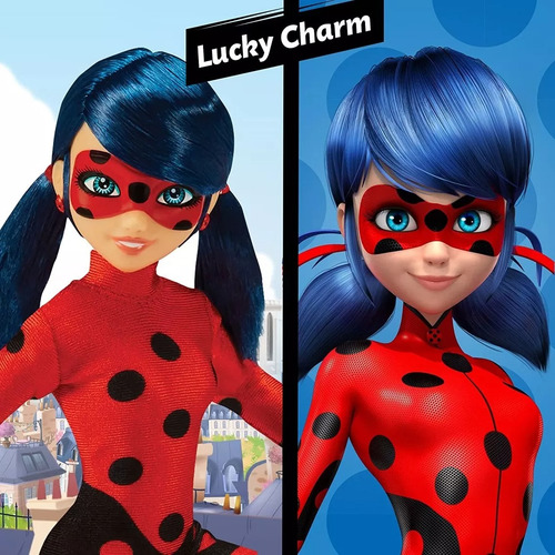 Muñeca Ladybug Lucky Charm Miraculous Zag Heroez