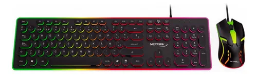 Teclado Y Mouse Netmak Nm-vortex Usb En Local De La Plata