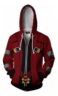 Game Blazblue Sudaderas Ragna·la·bloodedge Zip Chamarras