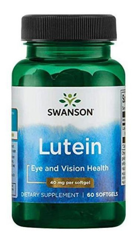 Swanson Lutein Visión Ocular Retina Macula Suplemento De Sa