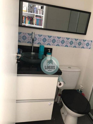 Imagem 8 de 14 de Apartamento Com 2 Dormitórios À Venda, 44 M² Por R$ 250.000,00 - Canhema - Diadema/sp - Ap1780