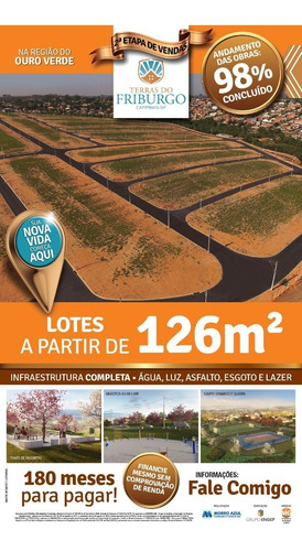 Imagem 1 de 16 de Terras Do Friburgo Loteamento Lotes A Partir De 126m2 Popular, Área De Lazer Completa - 2945520025 - 34703158