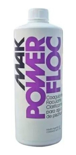 Clarificador Floculante Mak Power Floc Piscina X 1 Litro