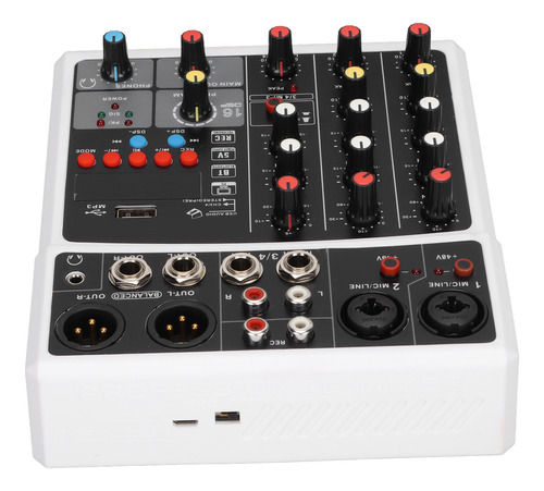 Mesa De Mezclas De 4 Canales Bmg04d Mixer 48v Phantom Power