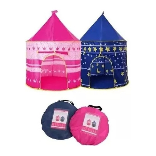 Carpa Castillo Infantil Circus Azul - Rosa