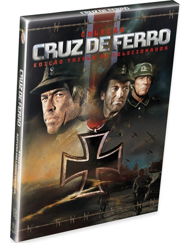 Coleção Cruz De Ferro - Box Com 3 Dvds - James Coburn