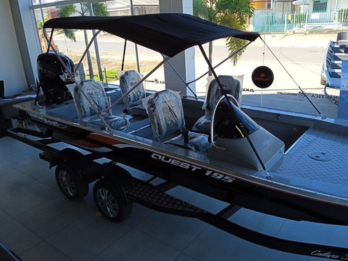 Imagem 18 de 25 de Lancha Metalboat Quest 195 Mercury 115 Reboque 2 Eixo