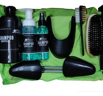 Comprar 3 Shampoos Zapatillas + Hormador + Shields + Cepillo Gamuza+