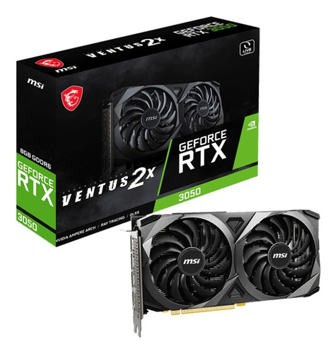 Tarjeta De Video 3050 Msi Rtx Ventus 2x Gaming Oc 8gb 