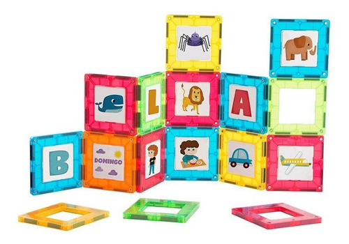 Juego Magnético Braintoys Imanix Clicks 130 Piezas + Caja