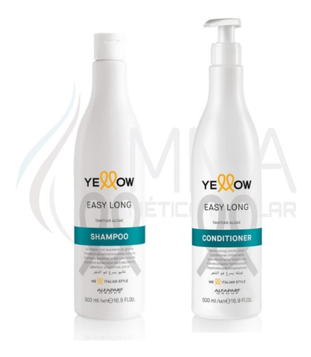 Shampoo Y Acond. Yellow Easy Long - Crec. Cabello 