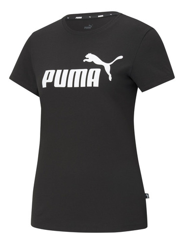 Playera Casual Puma Ess Lobo Tee Negro Para Dama