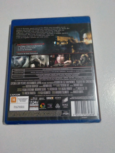 Imagem 2 de 2 de Blu Ray Residente Evil Condenação