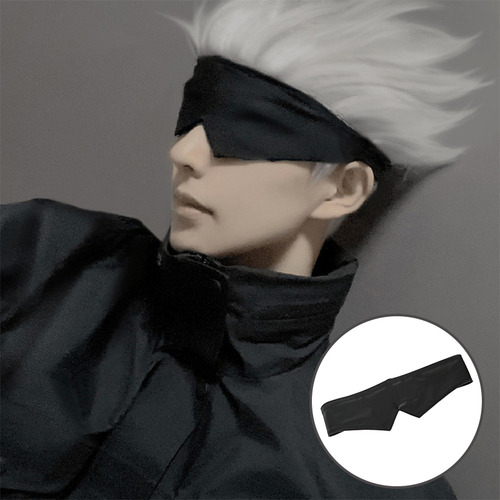 Máscara Cosplay Jujutsu Blindfold Satoru Kaisen Gojo