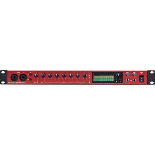 Focusrite Clarett+ 8pre 18x20 Usb Type-c Interfaz De Audio