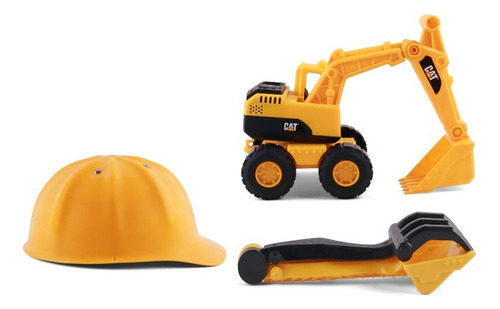 Juego De Arena Excavadora De Construcción Juguetes Amarillo