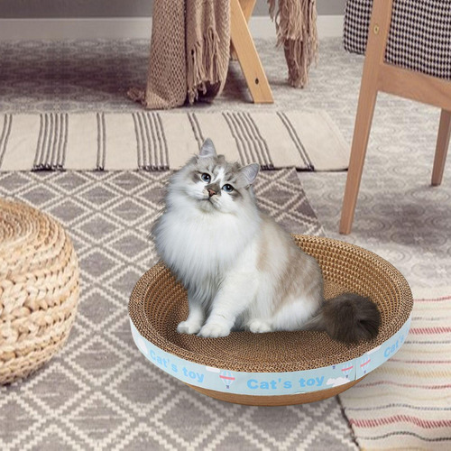 Almohadilla Para Rascar Para Gatos, Cama De Nido Circular, S