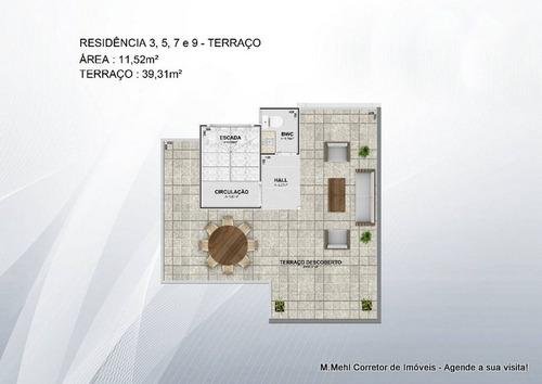 Imagem 21 de 30 de Sobrado Em Condomínio Com 3 Dormitórios À Venda Com 105m² Por R$ 598.900,00 No Bairro Uberaba - Curitiba / Pr - M2ub-rbg161718