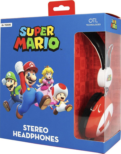 Headset Stereo Super Mario Bros Otl Alámbrico