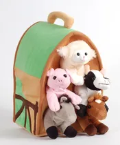 Comprar Casa De Granja De Peluche Con 5 Animales De Granja - Juguete