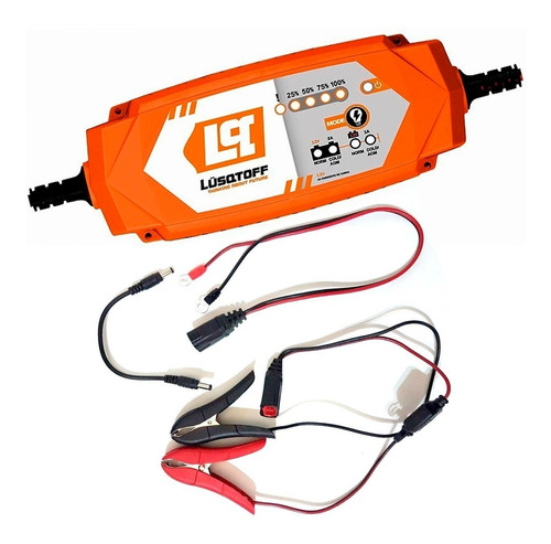 Cargador Mantenedor Bateria 12v Inteligente Lusqtoff Lct2000