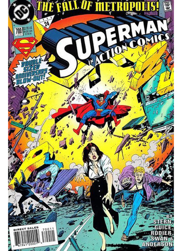 Action Comics 700 Superman Caida De Metropolis Ingles Stock