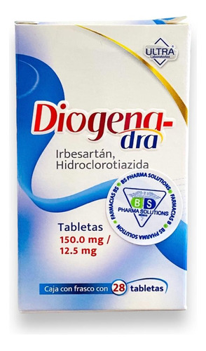 Diogena-dra Irbesartán, Hidroclorotiazida C/28 Tabs Ultra