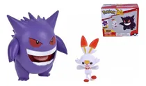 Comprar Pack Figuras Gengar Y Scorbunny Pokemon Battle Ready