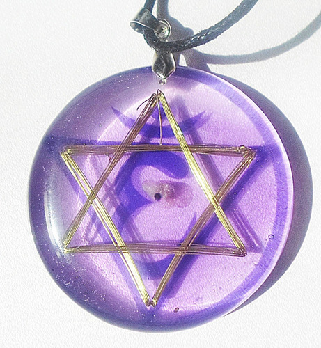Dije Orgonita Activador 6° Chakra Ajna 5.5 Cms Metayantra