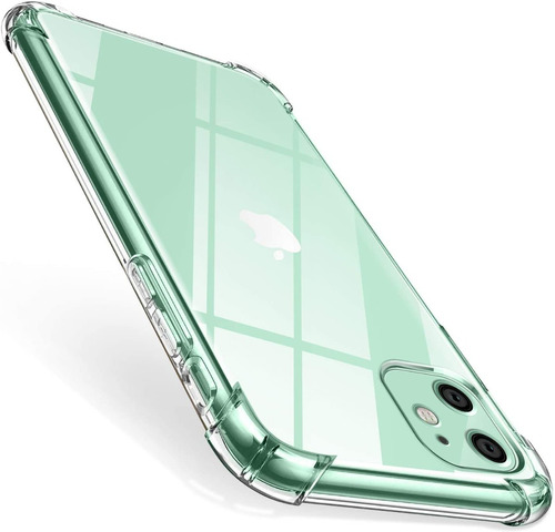 Carcasa Para iPhone 11 Transparente Reforzada + Hidrogel