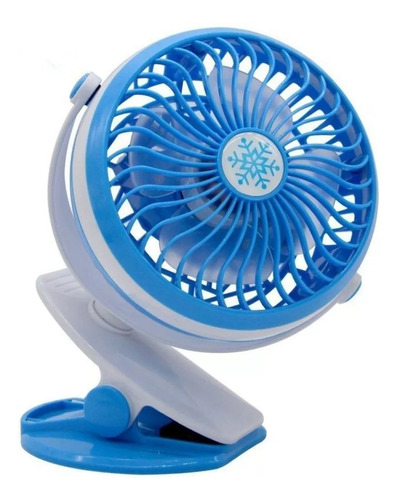 Mini Ventilador Clip Usb Portatil Recargable 360° Ajustable