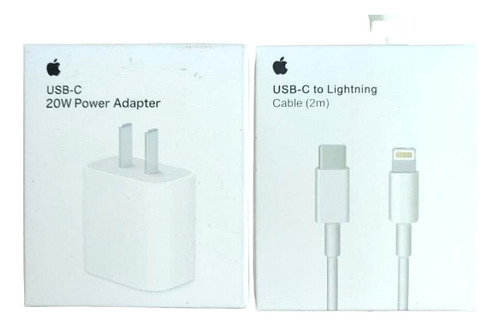 Cargador C Para iPhone Original + Cable Lighting 2 Metros !!