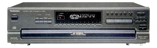 Compactera Technics Sl-pd887 5cd Impecable 110v Lee Grabados (Usado)