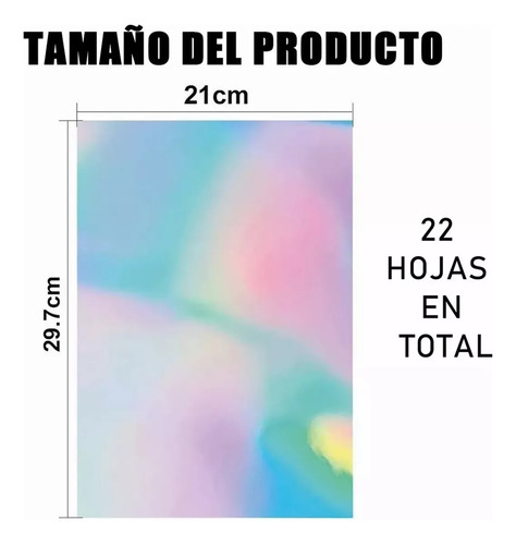 22 Hojas A4 Adhesivo Papel De Imprimir Para Láser Y Inkjet