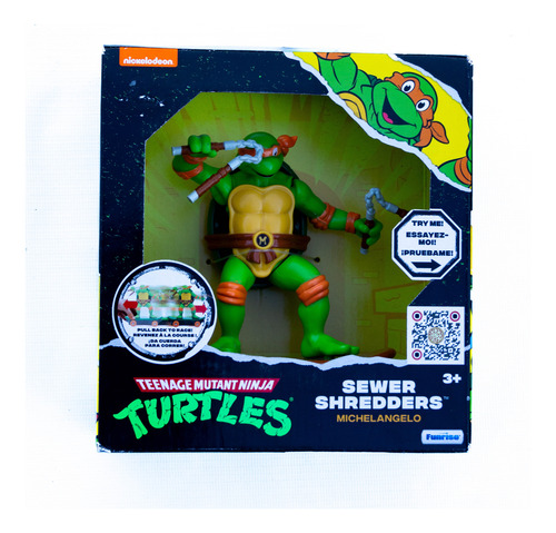 Tortugas Ninja Tmnt- Michelangelo - Sewer Shredders Funrise (Reacondicionado)