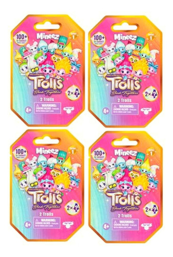 Trolls Dreamworks Band Together Mineez Cifras Coleccionables