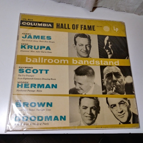 Harry James Gene Krupa Ray Scott W Herman L Brown B Goodman