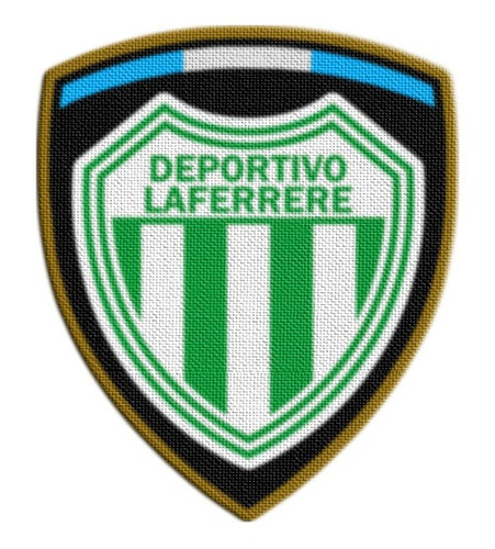 Parche Escudo Black Deportivo Laferrere