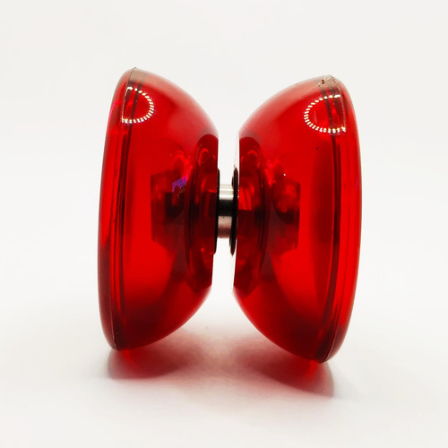 Imagem 2 de 2 de Ioio Profissional De Rolamento Gold Yoyo Vermelho+ 5 Cordas