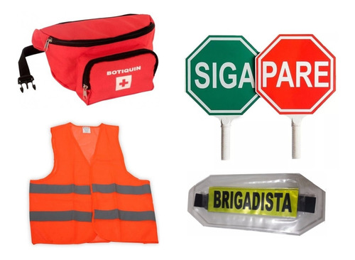 Kit Brigadista Para Simulacro