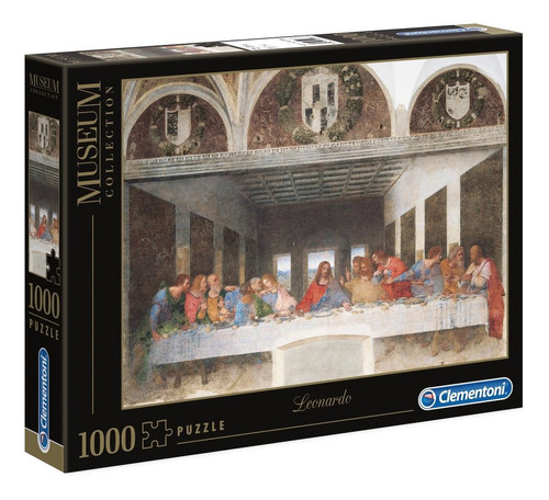 Rompecabezas Ultima Cena Leonardo Da Vinci 1000pz Clementoni