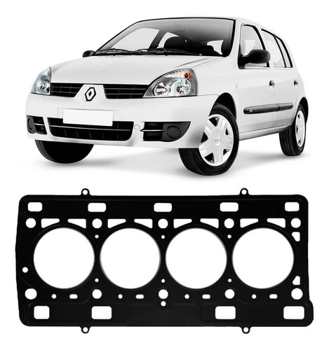 Junta Cabeçote Motor Renault Clio 1.0 16v 2000 A 2015 Fibra
