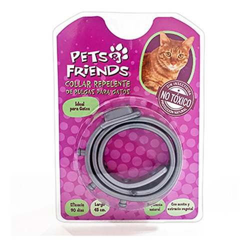 Pets Friends Collar Repelente De Pulgas Para Gatos No Toxico