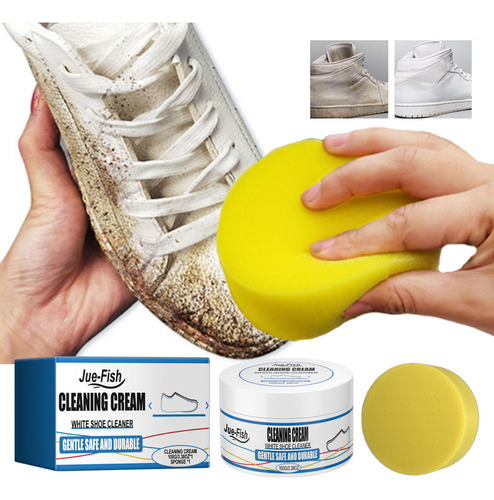 La Crema Limpiadora White Shoe Tiene Un Poderoso Efecto Quit