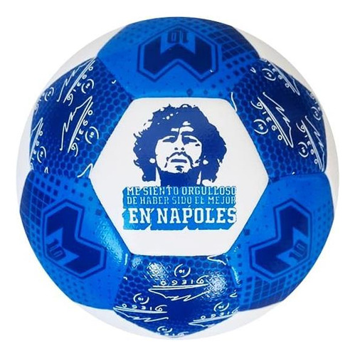 Homenaje al balón de fútbol híbrido Diego Armando N de Maradona