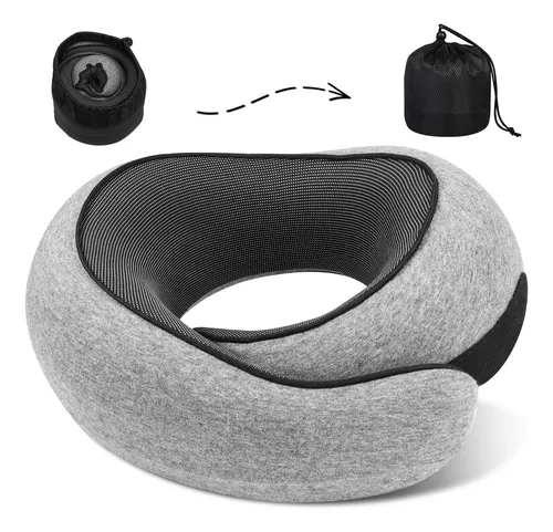 Almohada De Viaje Viscoelástica Soporte 360 Grados Viajero