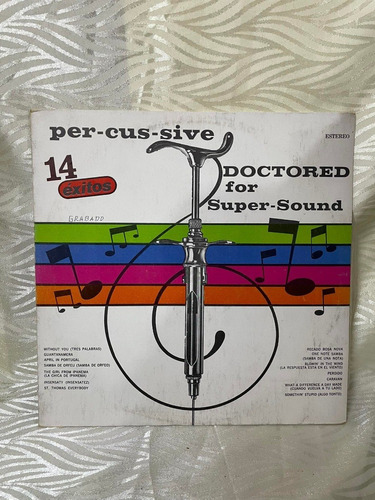 Per-cus-sive Doctored For Super-sound Disco Vinilo Acetato 